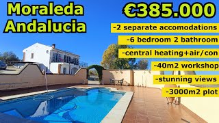 385.000- Detached Country House Splitted On 2 Accomodations For Sale, Moraleda, Andalucia
