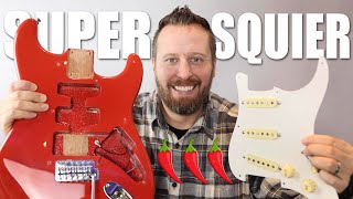 Building a SUPER SQUIER! - Getting BIG Tone With Habanero Pickups!