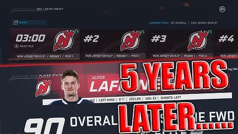 We Have EVERY 2020 1st Round Pick! Where Will They Be In 5 Years NHL 20