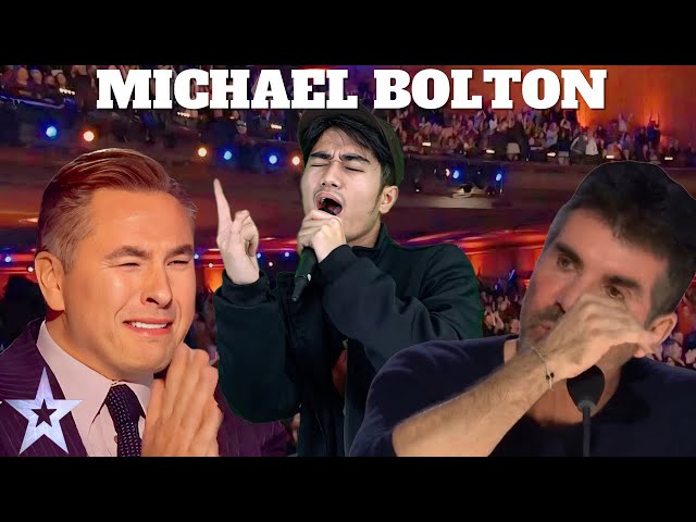 Americas Got Talent Extraordinary Song Michael Bolton Shocked the judges and cried Parody class=