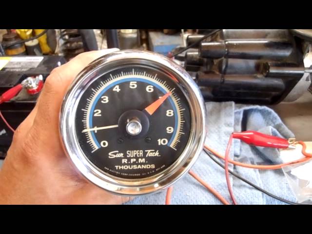 Diagram sun tachometer wiring Sun Pro