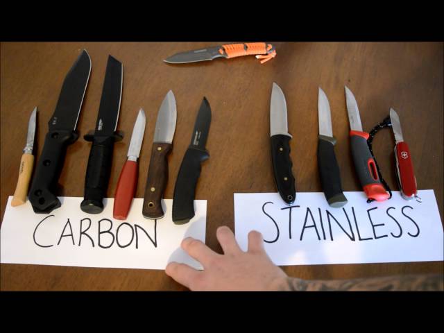 Carbon vs Stainless Steel Knives: The Pros and Cons — The Wildest Road