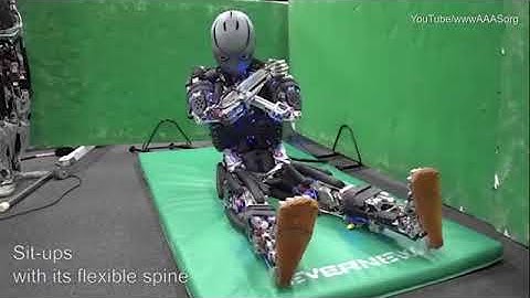 Robots replicate human movement with muscular skeletal system