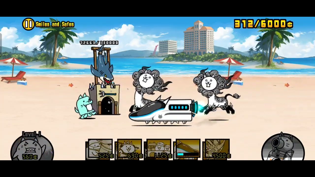 Battle Cats Smiles and Safes (No Gacha) - Summer Break Cats: Paradise Stage 6
