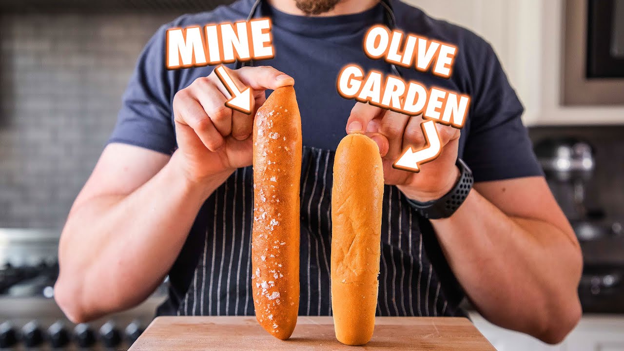 Making Olive Garden Breadsticks At Home | But Better | Joshua Weissman