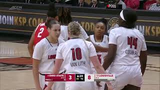 Hailey Van Lith Crossover & Finish + The Foul | #18 Louisville Cardinals vs #4 Ohio State Buckeyes