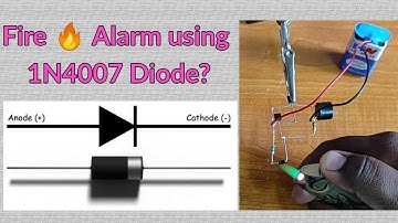 Fire Alarm using 1N4007 Diode || BC547 || DIY