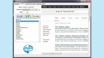 Skype Seek&Send Search Clear