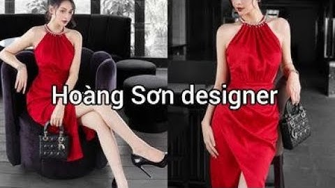 Dạy cắt may | Hướng dẫn cách cắt đầm cổ yếm xếp ly theo mẫu | Hoàng Sơn designer