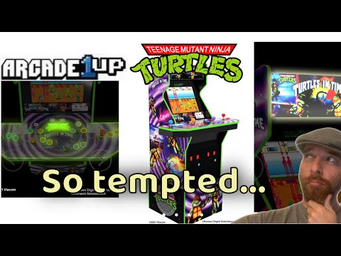 TMNT Turtles in Time Arcade 1Up reveal!! from Mad Hatter Reviews