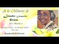 Glise adventiste de salem  crmonie funbre sur landre jacquelin gritte