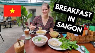 Breakfast in Saigon Vietnam!