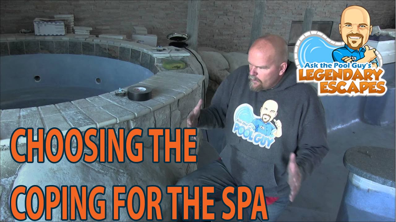 Ask the Pool Guy - Spa Surround Coping Choices {Legendary Escapes}