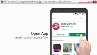 [LG Top Load Washer] -How to Install & Register product using ThinQ app
