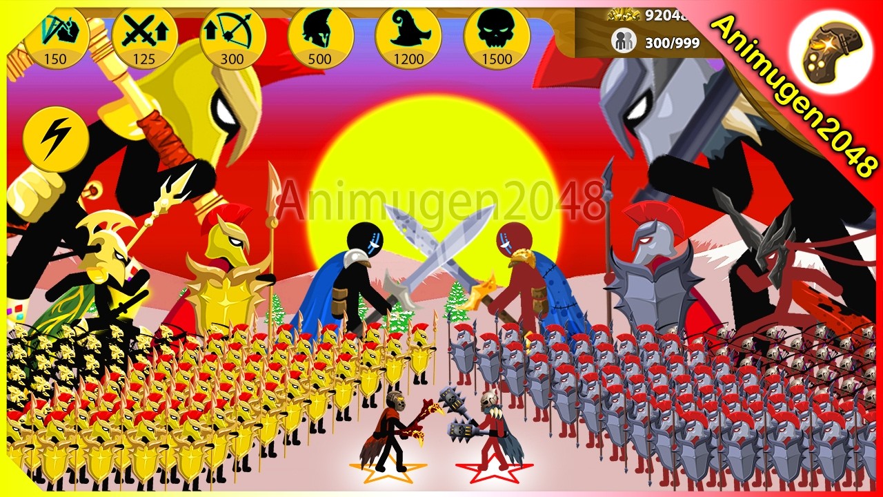 NEW ADICAI GOLDEN vs DARKNESS, DUEL XIPHOS, GRIFFON vs FINAL BOSS | Stick War Legacy | Animugen2048