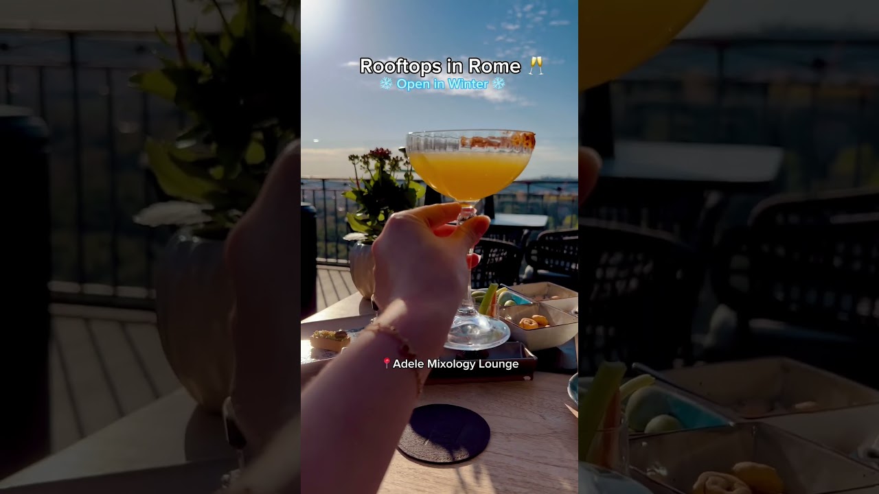 Rooftops in Rome 👀✨ 