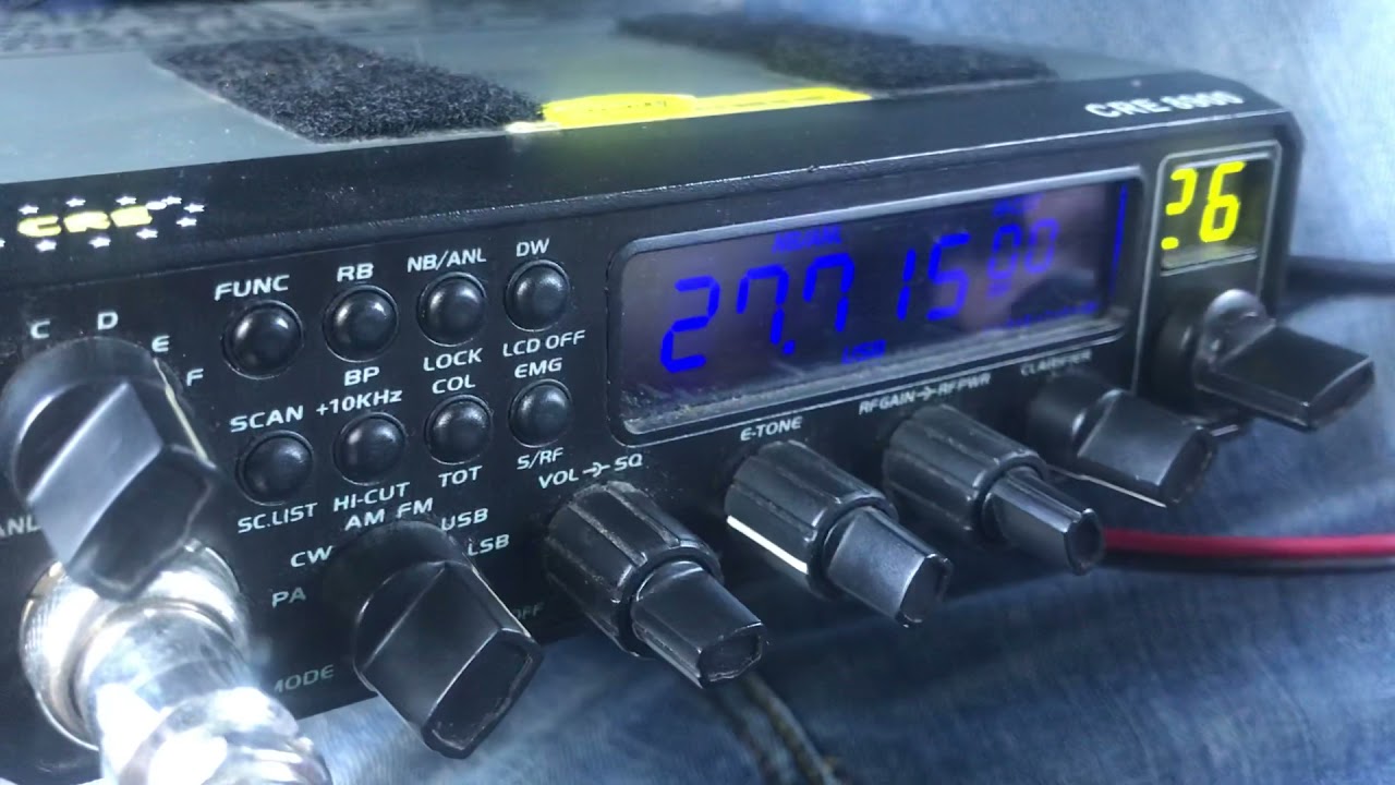 CRE 8900 (Alinco DX-10) - CB Export Radio 25.615-30.105 MHz RX Test After Long-Term Storage