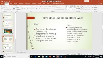 UDP Flood attack