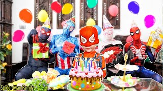 Một Ngày Sinh Nhật Bất Ổn Của Siêu Nhân Nhện || SUPERHERO's Story || Spider-Man Family