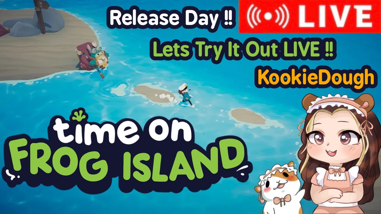 {LIVE} 🐸 NEW GAME !! Time on Frog Island RELEASE DAY !! 🐸