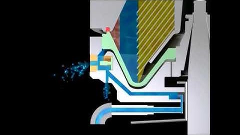 Sludge Discharge Mechanism Selfjector Mitsubishi Purifier