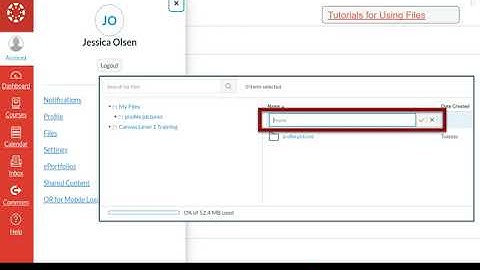 Canvas Level Two - Creating Folders in Canvas