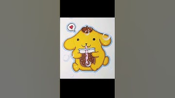 How to draw Pompompurin 💛 #pompompurin #drawing #art #drawfun #howtodraw #draw #sanrio #cute