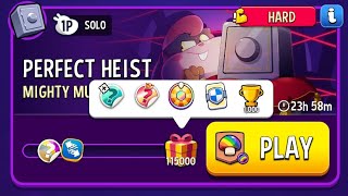 Mighty mushrooms rainbow solo challenge | match masters | perfect heist solo today