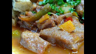 картинка: 175 # Говяжий рубец с овощами - Разно, вкусно и разнообразно - SUB - Yami Yamil
