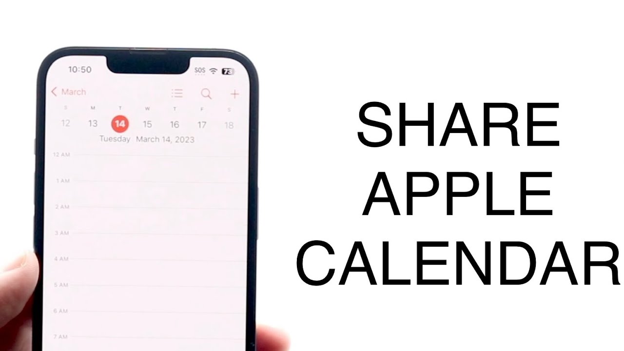 How To Share Apple Calendar With Other People YouTube