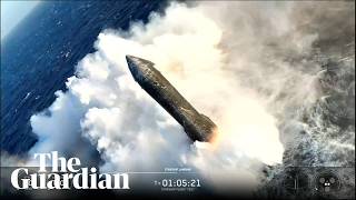 The moment SpaceX Starship spotted off Christmas Island landed in Indian Ocean