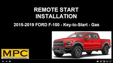 2015-2019 Ford F-150 - Key-to-Start - Gas
