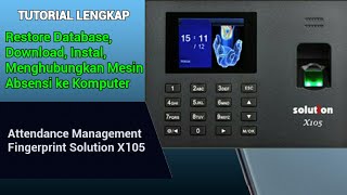 How to Download and Install Fingerprint Solution X105 Software | Connecting an Attendance Machine... screenshot 3