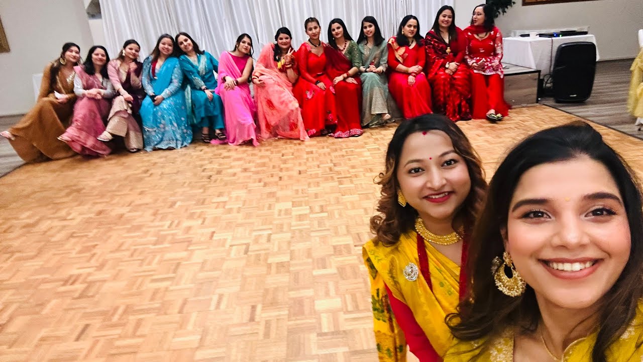 Teej Party | Work mates | Teej 2025 | Coconut Water Hack |  Spirit of India, Preston, Victoria |