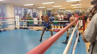 sparring with the monters in Japan