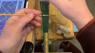 brocaded tablet weaving REALLY FAST