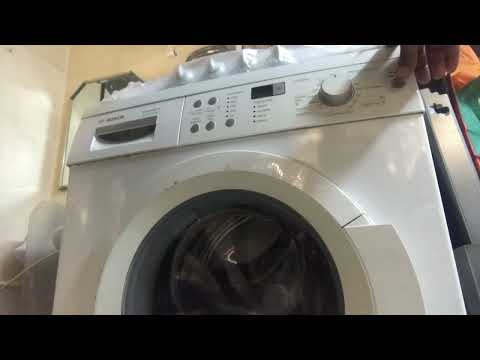 bosch çamaşır makinası reset nasıl atılır?