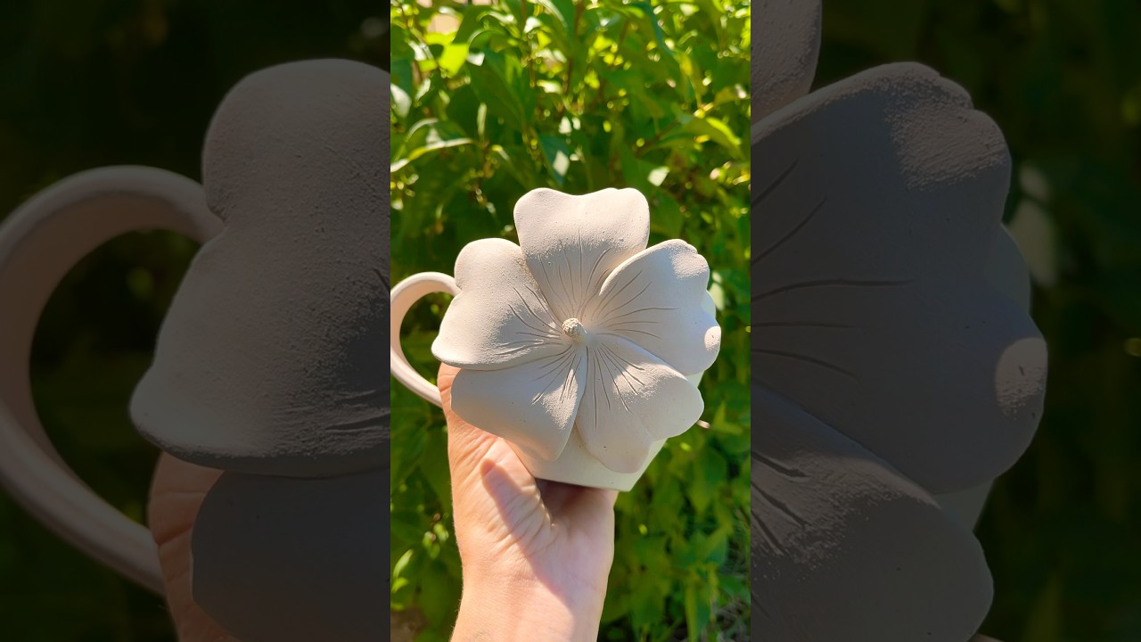 Sculpt a rose mallow mug with me ⚘ 