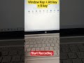 Laptop Me Shorts Cut Ke Jariye Recording || #computer #windows#shortsfeed