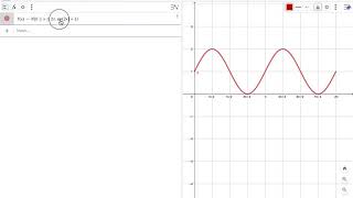 GEOGEBRA Graphing Trigonometric Functions in a Given Domain