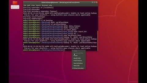 Hadoop - Word count demo - Ubuntu 18.04