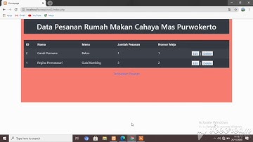 Demo website sederhana CRUD dengan PHP dan MYSQL || ~simple