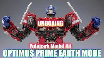 Transformers OPTIMUS PRIME "Earth Mode" by Yolopark / UNBOXING 4K