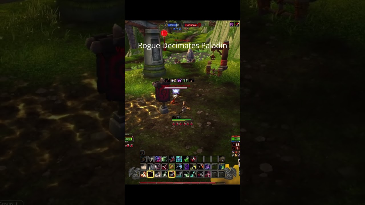 Assassination Rogue DECIMATES Paladin in EPIC WoW Battle