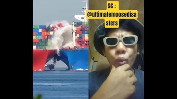 It all happened so fast‼️😱 Stay safe, friends 💪 #ship #container #moments