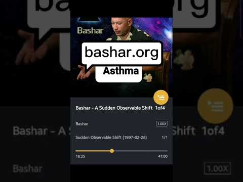 Bashar about Asthma ( not a medical advice)