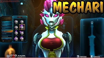 WildStar Mechari Character Customization - Closed Beta