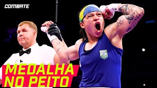 Thumbnail for BIA FERREIRA VENCE E GARANTE MEDALHA NO BOXE | OLIMPÍADAS 2024 | Combate.globo