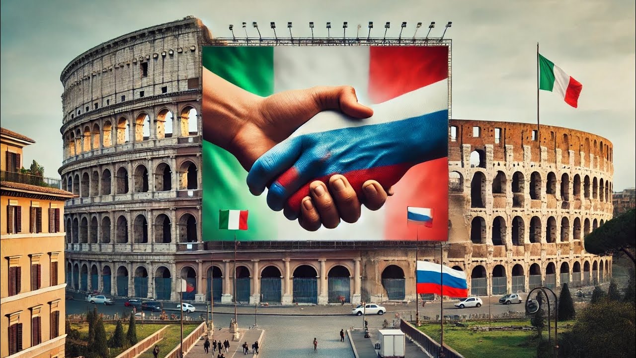 cartelloni pro-Russia in Italia