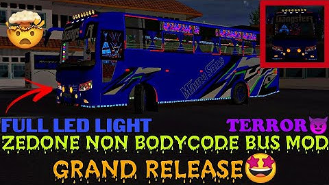 TEAM TVZ ZEDONE NON BODYCODE BUS MOD RELEASE FOR BUSSID😎😍|GRAND RELEASE😘|